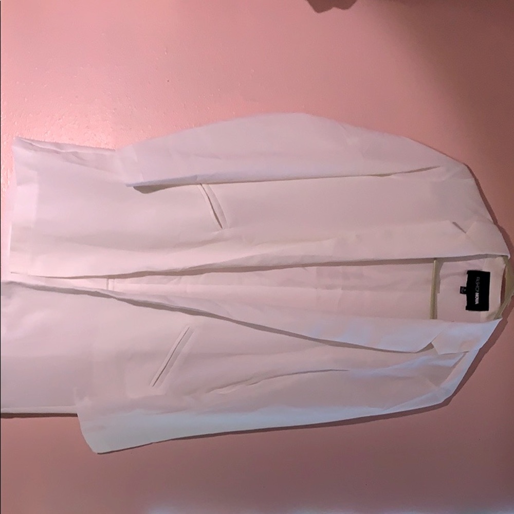 white cardigan